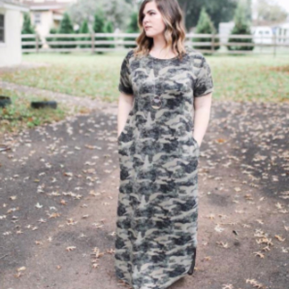 Curvy Camo Dress